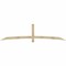 Ekena Millwork Bellingham Rough Sawn Timber Gable Bracket, Douglas Fir, 108"W x 27"H x 2"D x 4"F, 6/12 Pitch GBW108X27X0204BEL00RDF - alternate 1